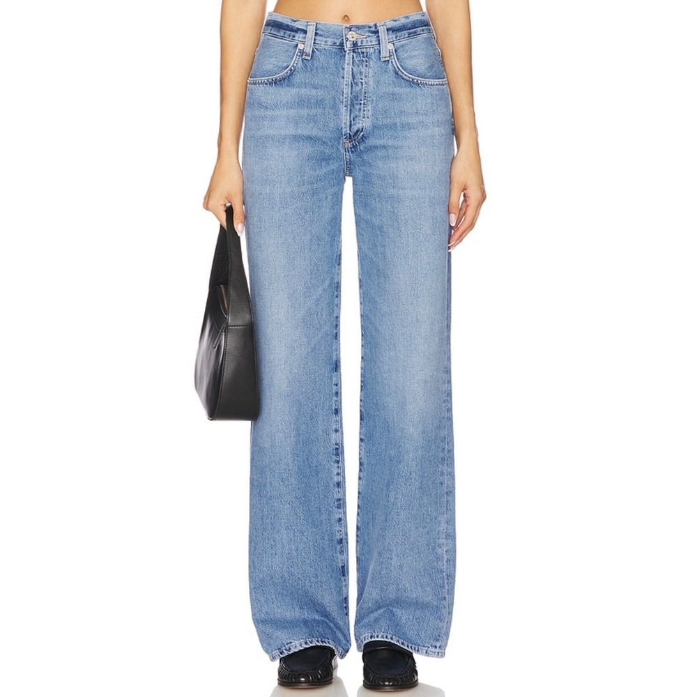 Citizens of Humanity Annina Jeans 27 Meuse High Rise Wide Leg 100% Cotton